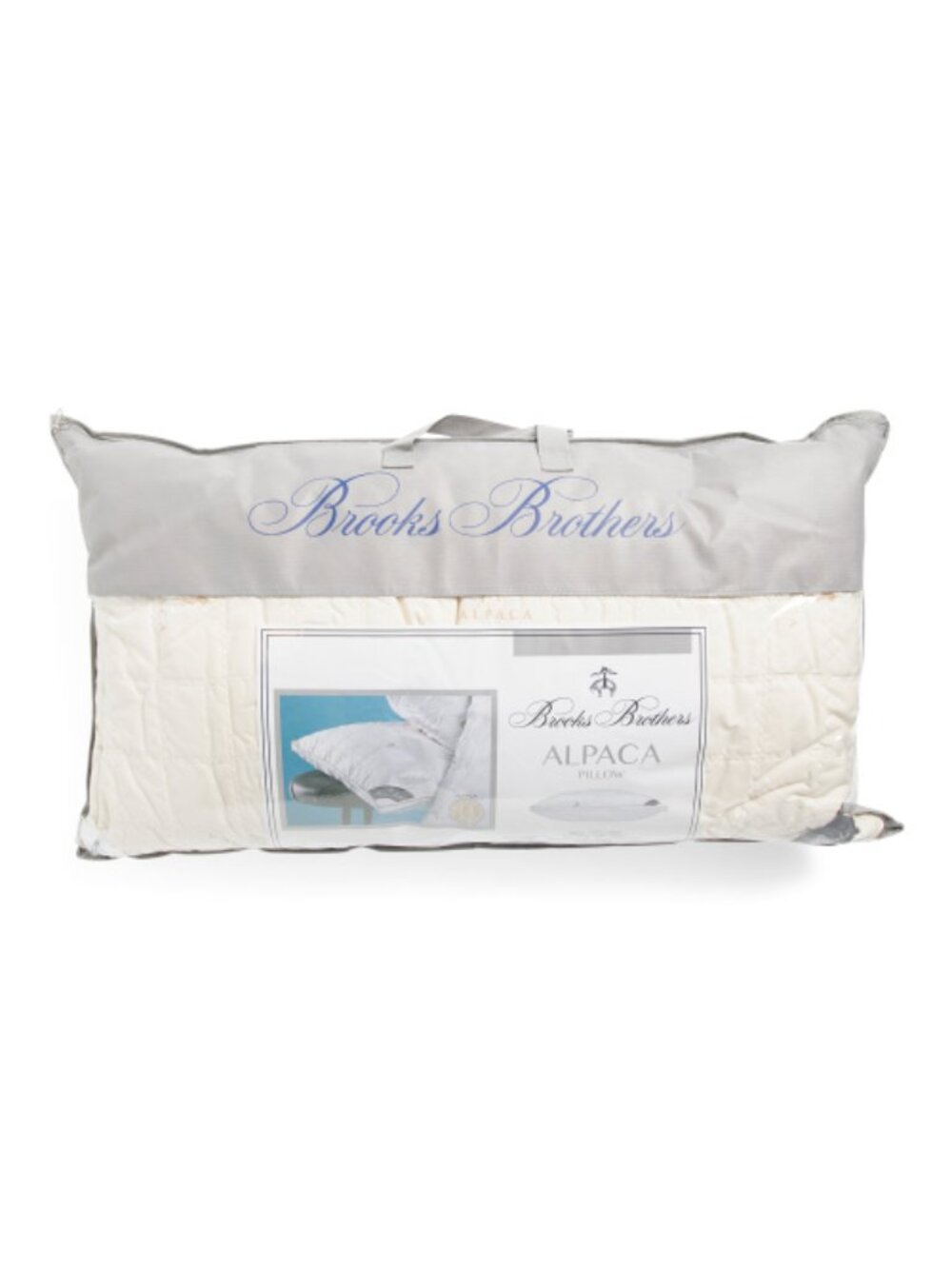 BROOKS BROTHERS Made In Turkey Alpaca And Wool Year Round Bed Pillow